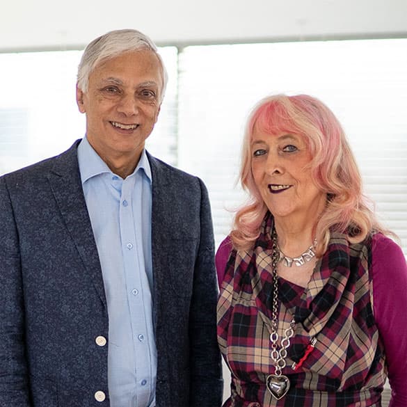 Nick and Fran Mohindra - Co-founders of Oralift